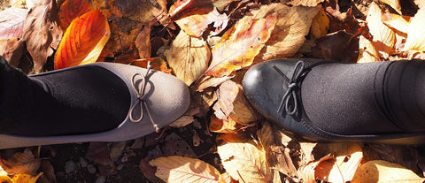 足元でセンスよく見せる!オシャレなタイツと靴の組み合わせ♪