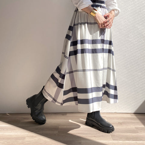 50%OFF:トラックソール チェルシーブーツ(3817)ブラック/mamian(マミアン)