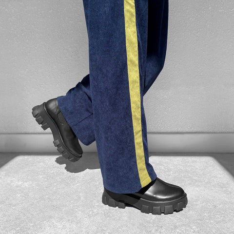 50%OFF:トラックソール チェルシーブーツ(3817)ブラック/mamian(マミアン)