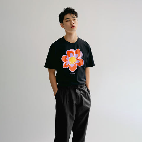 urday【Petal Power】Tシャツ(8216293)ブラック/ホワイト/urday(マミアン)