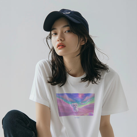 urday【Dreamland Pup】Tシャツ(9886268)ブラック/ホワイト/urday(マミアン)