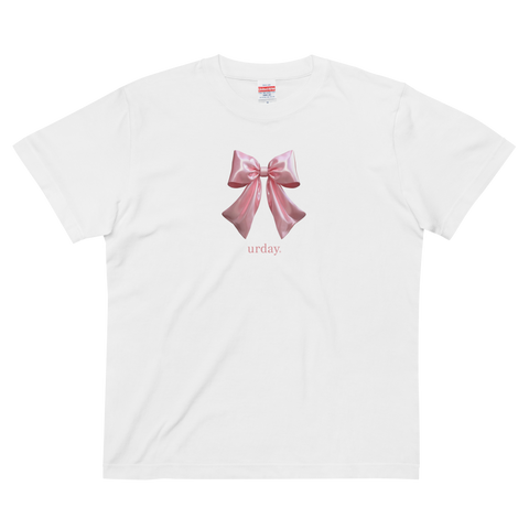 urday【Enchanting Ribbon Pink】Tシャツ(6819526)ホワイト/urday(マミアン)