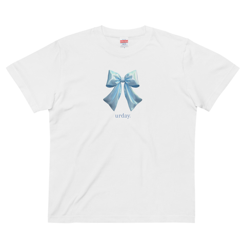 urday【Enchanting Ribbon Blue】Tシャツ(6526987)ホワイト/urday(マミアン)