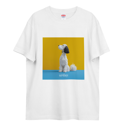 urday【Animal/White Dog/YB】フォトTシャツ(4406976)ホワイト/urday(マミアン)