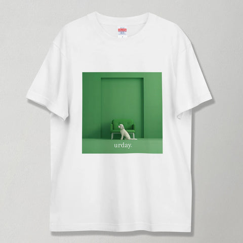 urday【Animal/White Dog/G】フォトTシャツ(9964655)ホワイト/urday(マミアン)