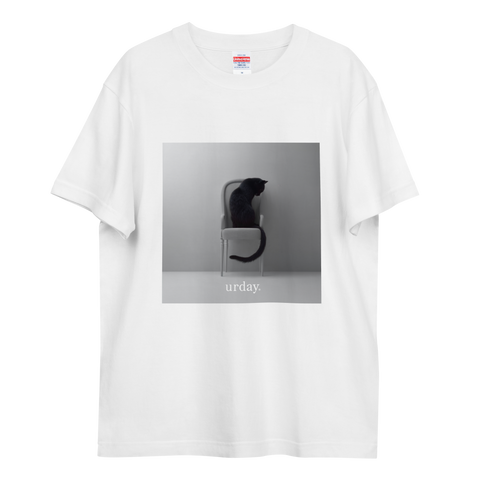 urday【Animal/Black Cat/WB】フォトTシャツ(8064391)ホワイト/urday(マミアン)