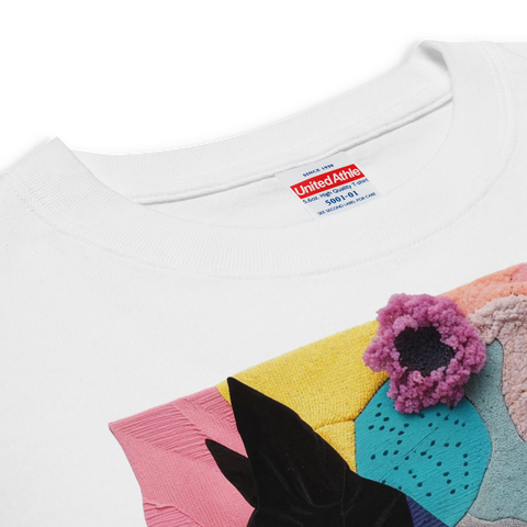 urday【Animal/trompe l'oeil】トロンプルイユ フォトTシャツ(6824948)ホワイト/urday(マミアン)