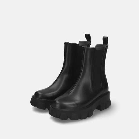 50%OFF:トラックソール チェルシーブーツ(3817)ブラック/mamian(マミアン)