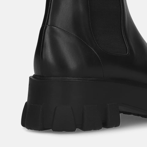50%OFF:トラックソール チェルシーブーツ(3817)ブラック/mamian(マミアン)