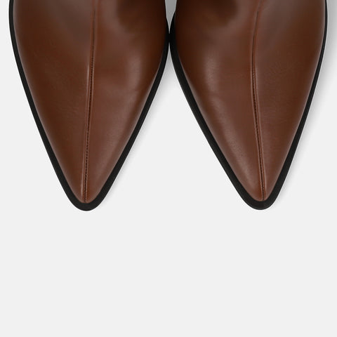 50%OFF:ウエスタンライク ショートブーツ(m72012 )ブラウン/mamian(マミアン)