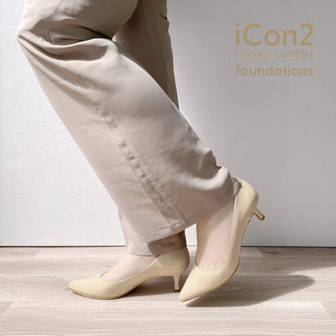 30%OFF:iCon2 Foundations:ポインテッドトゥ パンプス(F5718)メルティペール/mamian(マミアン)