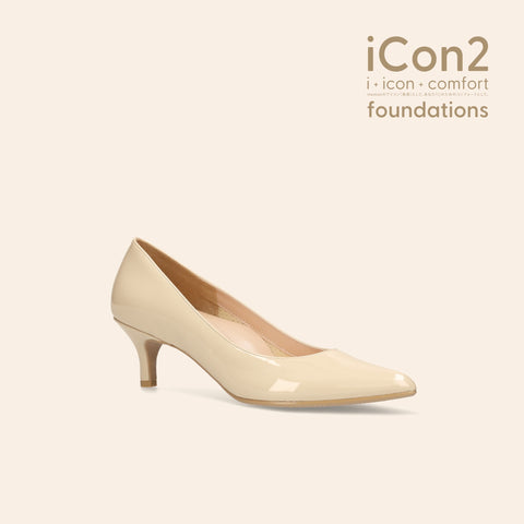 30%OFF:iCon2 Foundations:ポインテッドトゥ パンプス(F5718)メルティペール/mamian(マミアン)