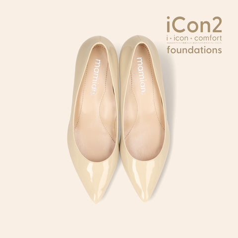 30%OFF:iCon2 Foundations:ポインテッドトゥ パンプス(F5718)メルティペール/mamian(マミアン)
