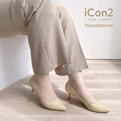 30%OFF:iCon2 Foundations:ポインテッドトゥ パンプス(F5718)メルティペール/mamian(マミアン)