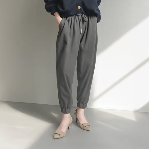 2025AW:バックルリボン付き アーモンドトゥ パンプス(lt7001)ベージュS/mamian(マミアン)