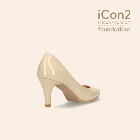 30%OFF:iCon2 Foundations:ポインテッドトゥ パンプス(F7203)メルティペール/mamian(マミアン)