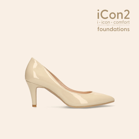 30%OFF:iCon2 Foundations:ポインテッドトゥ パンプス(F7203)メルティペール/mamian(マミアン)