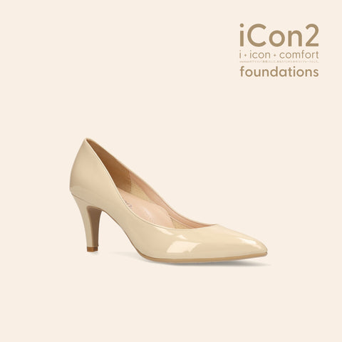 30%OFF:iCon2 Foundations:ポインテッドトゥ パンプス(F7203)メルティペール/mamian(マミアン)