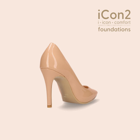30%OFF:iCon2 Foundations:ポインテッドトゥ パンプス(F970)メルティコーラル/mamian(マミアン)
