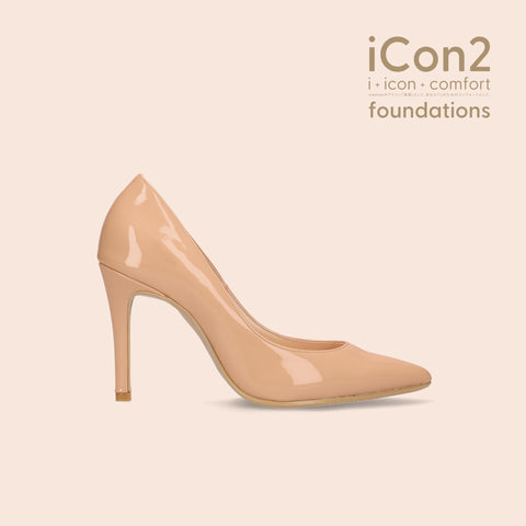 30%OFF:iCon2 Foundations:ポインテッドトゥ パンプス(F970)メルティコーラル/mamian(マミアン)