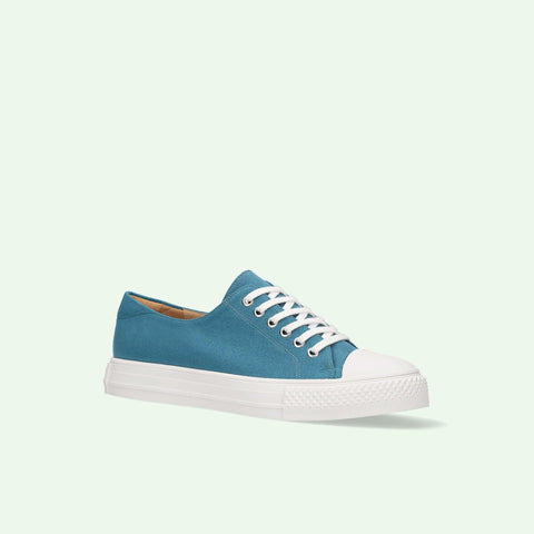50%OFF:ラウンドトゥ トゥキャップ スニーカー(1189)SブルーS/mamian(マミアン)