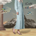 iCoN COLORS：ポインテッドトゥ スエード パンプス（C76532）レオパードS/mamian（マミアン）