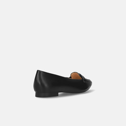 2025AWBI：甲浅ポインテッドトゥ ローファー（124）ブラックCR