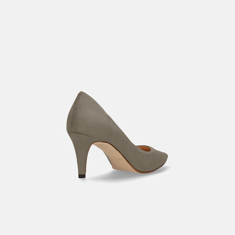 15% OFF: 2024SS: iCoN COLORS: Pointed toe suede pumps (C76532) beige S