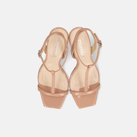 15%OFF: 2024SS: T-Strap Sandals (3588) Beige E