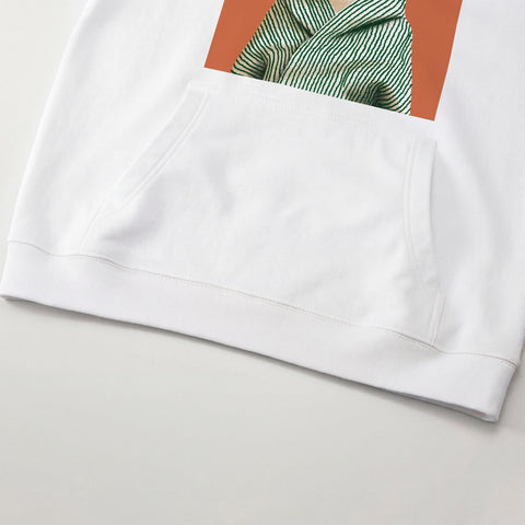 予約：urday【dog】アートワークスウェットプルパーカ（u-a-spk-0001-09）ホワイト